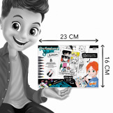 KOMIKSY MANGA zestaw kreatywny do nauki rysowania Professional Studio BUKI 10+