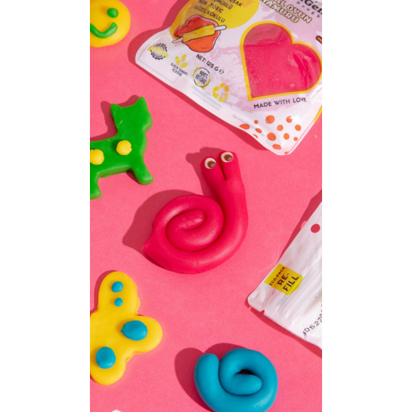 Kolory podstawowe NATURALNA CIASTOLINA W SASZETCE re-fill 6 szt. x 125g Play Dough ChildGen 3+