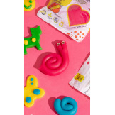 9 kolorów NATURALNA CIASTOLINA W SASZETCE re-fill 9 szt. x 125g Play Dough ChildGen 3+