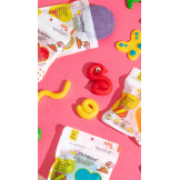 9 kolorów NATURALNA CIASTOLINA W SASZETCE re-fill 9 szt. x 125g Play Dough ChildGen 3+