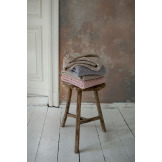 GREY kocyk wełniany merino premium collection warkocz 80 x 100 cm