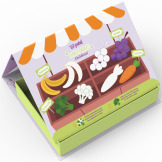 SKLEP - produkty spożywcze zestaw kreatywny 100% naturalna ciastolina 5 szt. x 125g i akcesoria ChildGen 3+