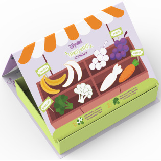 SKLEP - produkty spożywcze zestaw kreatywny 100% naturalna ciastolina 5 szt. x 125g i akcesoria ChildGen 3+