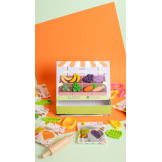 SKLEP - produkty spożywcze zestaw kreatywny 100% naturalna ciastolina 5 szt. x 125g i akcesoria ChildGen 3+