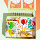 PIZZA - restauracja zestaw kreatywny 100% naturalna ciastolina 5 szt. x 125g i akcesoria ChildGen 3+