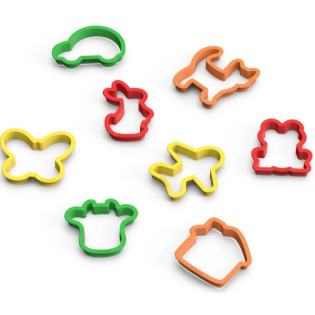 FOREMKI zestaw 8 sztuk do modelowania ciastoliny ChildGen 3+