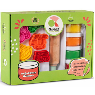 POJAZDY - autka zestaw kreatywny 100% naturalna ciastolina 4 szt. x 125g i akcesoria ChildGen 3+