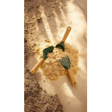 ZABAWKOWE NARZĘDZIA OGRODOWE do modelowania ciastoliny i ćwiczenia motoryki małej, akcesoria, grabki, szpadel, łopatka, bio plas