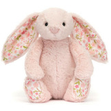 KRÓLICZEK jasnoróżowa przytulanka z kwiecistymi uszami Blossom Cherry Bunny 18 cm Jellycat 0+