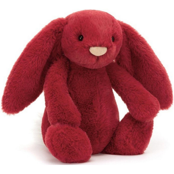 KRÓLICZEK LUX żurawinwa przytulanka Bashful Cranberry Bunny 31 cm Jellycat 12m+