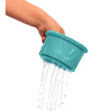 MIĘKKIE KLOCKI I KUBECZKI SENSORYCZNE 2w1 pastelowe do nauki liczenia Stackin’ Squishies 17 el. B.Toys 6m+