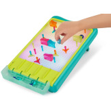 Podświetlany interaktywny TOR KULKOWY DIY i ŚWIETLNA TABLICA ARTYSTYCZNA 2w1 180 el. Light-Up Marble Drop B.Toys 4+