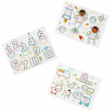 Podświetlany ŚWIETLNY PULPIT EDUKACYJNY interaktywny stolik do rysowania z akcesoriami (71 el.) Look & Shine B.Toys 3+