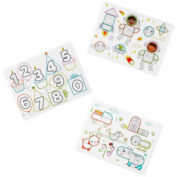 Podświetlany ŚWIETLNY PULPIT EDUKACYJNY interaktywny stolik do rysowania z akcesoriami (71 el.) Look & Shine B.Toys 3+