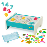 Podświetlany ŚWIETLNY PULPIT EDUKACYJNY interaktywny stolik do rysowania z akcesoriami (71 el.) Look & Shine B.Toys 3+