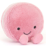 WESOŁY MAKARONIK TRUSKAWKOWY różowa przytulanka Mia Amuseables 12 cm Jellycat 0+