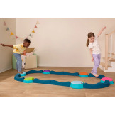 FALISTA ŚCIEŻKA SENSORYCZNA z efektami muzycznymi zestaw BELEK RÓWNOWAŻNYCH z POLAMI SENSORYCZNYMI B.Toys 3+