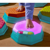 FALISTA ŚCIEŻKA SENSORYCZNA z efektami muzycznymi zestaw BELEK RÓWNOWAŻNYCH z POLAMI SENSORYCZNYMI B.Toys 3+