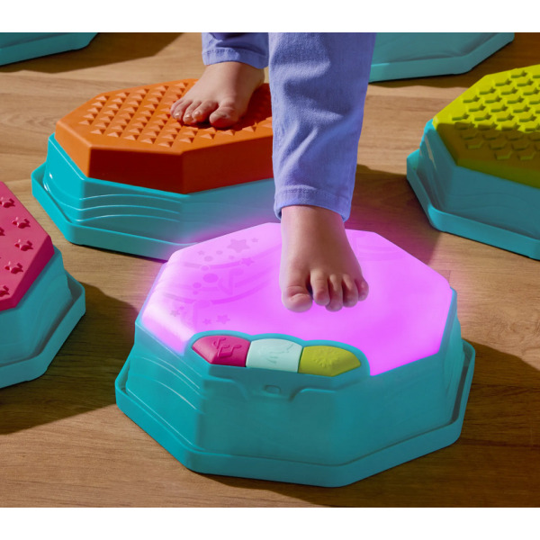 FALISTA ŚCIEŻKA SENSORYCZNA z efektami muzycznymi zestaw BELEK RÓWNOWAŻNYCH z POLAMI SENSORYCZNYMI B.Toys 3+