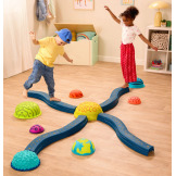 FALISTA ŚCIEŻKA SENSORYCZNA z planetami zestaw BELEK RÓWNOWAŻNYCH z POLAMI SENSORYCZNYM B.Toys 3+