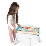 PINBALL drewniana gra zręcznościowa tor dla kulek Applepop Janod 5+