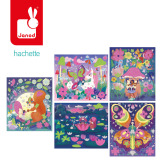 WRÓŻKI zestaw kreatywny Naklejki piankowe i fosforescencyjne piaski Magic Fairies JANOD 6+