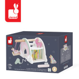 Drewniany domek jednorożców z 5 akcesoriami JEDNOROŻCE Janod 18m+