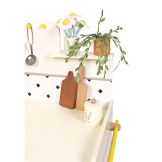 DUŻA KUCHNIA drewniana z 19 akcesoriami i piekarnikiem Shiny Grandma Janod 3+