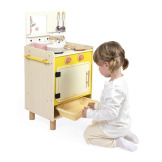 DUŻA KUCHNIA drewniana z 10 akcesoriami Shiny Grandma Janod 3+