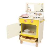 DUŻA KUCHNIA drewniana z 10 akcesoriami Shiny Grandma Janod 3+