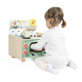 MAŁA KUCHNIA drewniana z 9 akcesoriami Shiny Grandma Janod 3+