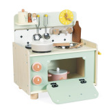 MAŁA KUCHNIA drewniana z 9 akcesoriami Shiny Grandma Janod 3+