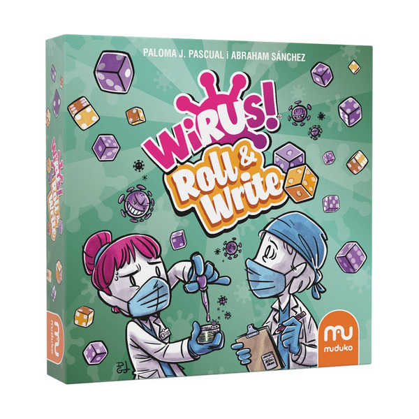 WIRUS ROLL & WRITE gra kościana Muduko 8+