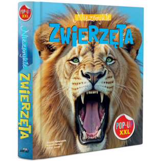 NIEZWYKŁE ZWIERZĘTA. POP-UP rozkładana książka kartonowa Cathy Jones wyd. JupiJo 3+