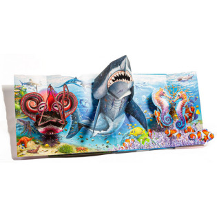 NIEZWYKŁE ZWIERZĘTA. POP-UP rozkładana książka kartonowa Cathy Jones wyd. JupiJo 3+