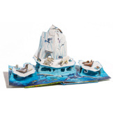 NIEZWYKŁE ZWIERZĘTA. POP-UP rozkładana książka kartonowa Cathy Jones wyd. JupiJo 3+