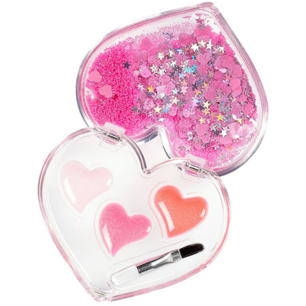 BŁYSZCZYKI DO UST dla dzieci etui w kształcie serca 3 kolory Souza 6+