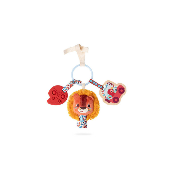 LEW JACK wielofunkcyjny brelok z mini zawieszkami Safari Lilliputiens 3m+