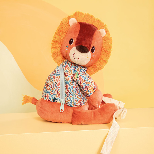 LEW JACK miękki plecak przytulanka Lilliputiens 12m+