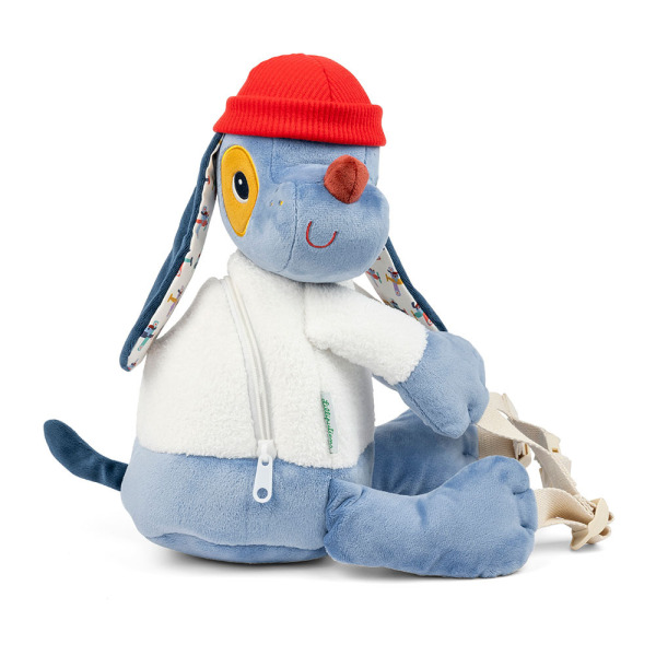 PIESEK JULES miękki plecak przytulanka Lilliputiens 12m+