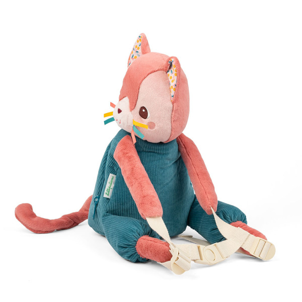 KOTKA JEANNE miękki plecak przytulanka Lilliputiens 12m+