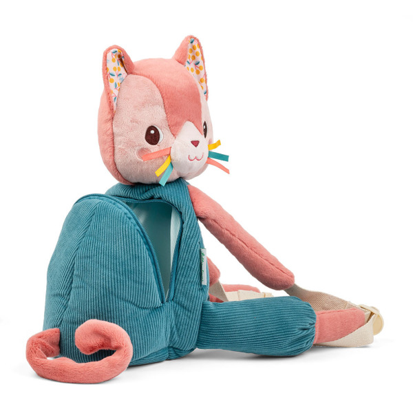 KOTKA JEANNE miękki plecak przytulanka Lilliputiens 12m+