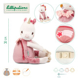 JEDNOROŻEC LENA miękki plecak przytulanka Lilliputiens 12m+