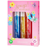 BROKATOWA MASKARA  tusz do włosów dla dzieci zestaw 3 kolory Souza 3+