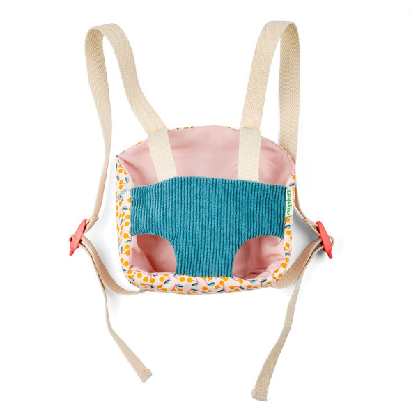 JEANNE szmaciana lalka dzidziuś w nosidełku i z czapeczką 24 cm Lilliputiens 18msc+