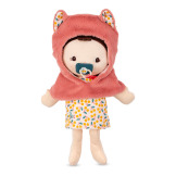 JEANNE szmaciana lalka dzidziuś w nosidełku i z czapeczką 24 cm Lilliputiens 18msc+