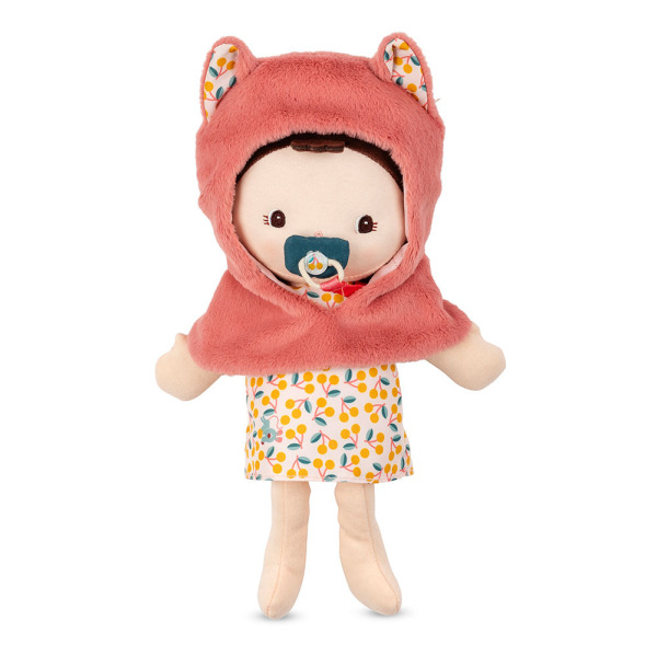 JEANNE szmaciana lalka dzidziuś w nosidełku i z czapeczką 24 cm Lilliputiens 18msc+