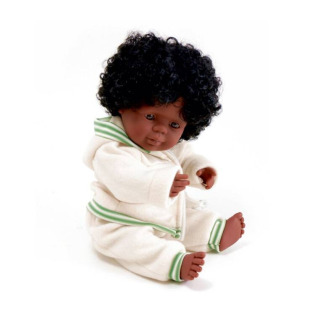 WANILIOWY DRESIK komplet dresowy spodnie i bluza z kapturem NA CHŁODNE DNI ubranko dla lalki 38/40 cm Miniland