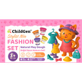 STYLISTKA MIA zestaw kreatywny 100% naturalna ciastolina 4 szt. x 65g i akcesoria Paw Pals ChildGen 3+