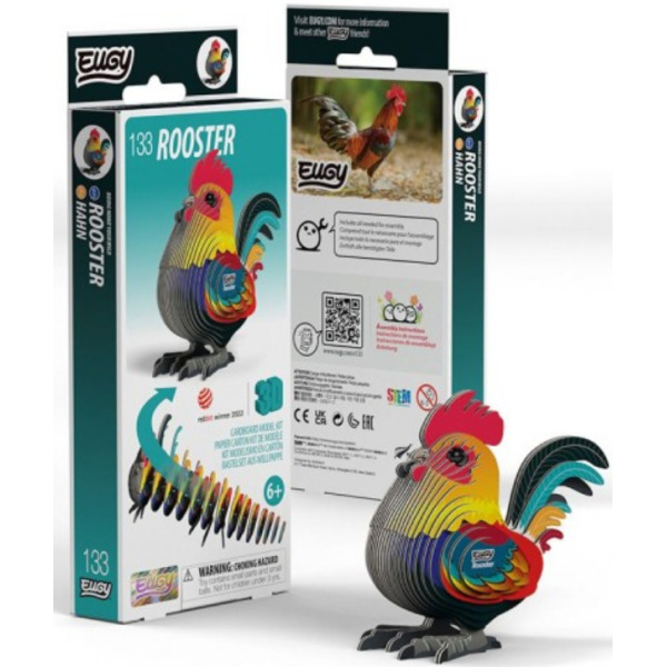 KOGUT układanka przestrzenna ptak 3D Eugy 6+